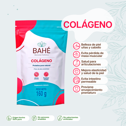 Colágeno puro (Colágeno hidrolizado) | Libre de grasas, azúcares, saborizantes o maltodextrina.