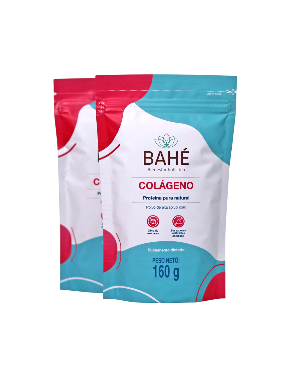 Colágeno puro (Colágeno hidrolizado) | Libre de grasas, azúcares, saborizantes o maltodextrina.