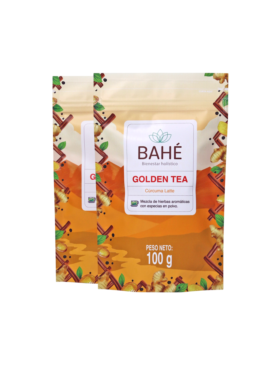 Golden Tea (Curcuma latte) - Una mezcla perfecta para nutrir el organismo y mejorar la salud digestiva.