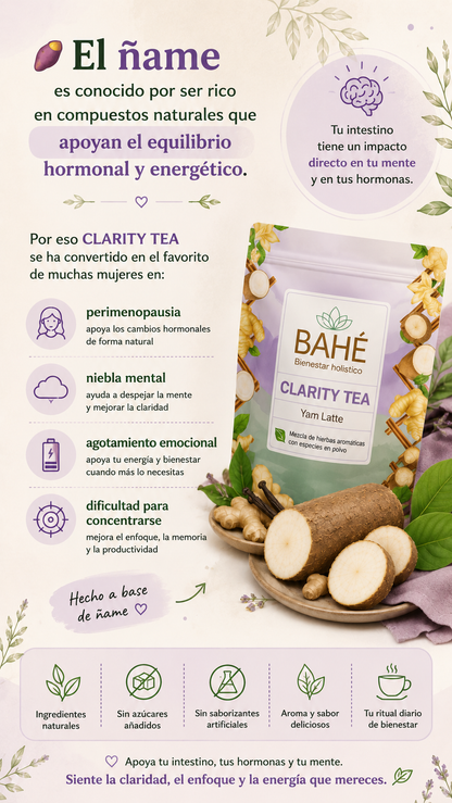Clarity Tea (mezcla funcional) - para desinflamar el cerebro, claridad mental , emociones , (producto NUEVO)
