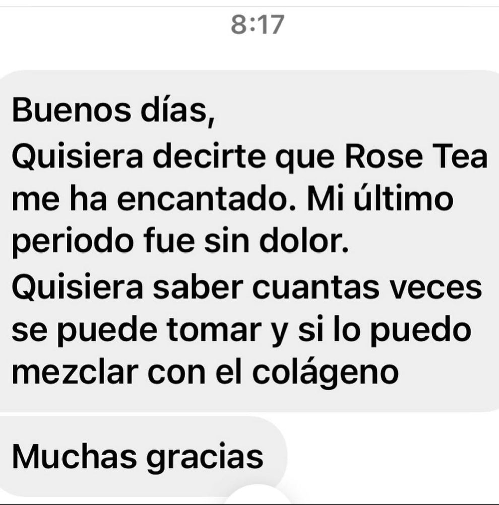 Sb Rose Tea Rose Tea (SuperFood) - dolor menstrual, anemia, baja libido, baja ener ...