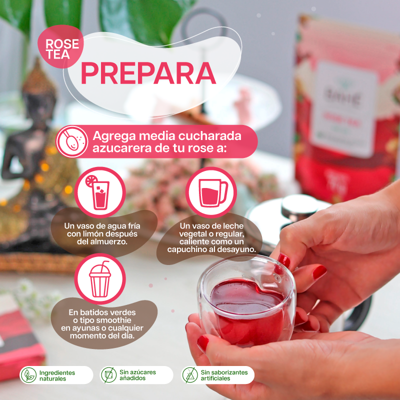 Rose Tea (SuperFood) - Tu Elixir de Bienestar es un tesoro de superfoods diseñada para transformar tu salud y revitalizar tu vida.